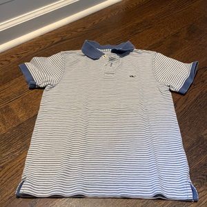 Vineyard Vines boys Small (8-10) striped polo